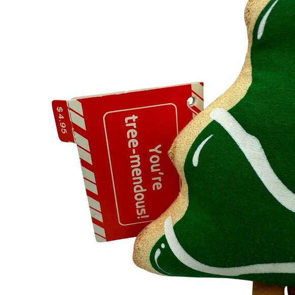 Hallmark Trudy Tree-T Plush Christmas Tree Ornament With Legs 1986 - Picture 4 of 6